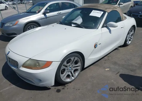 2003 BMW Z4 3.0I z USA, uszkodzony, nr VIN 4USBT53473LT23664